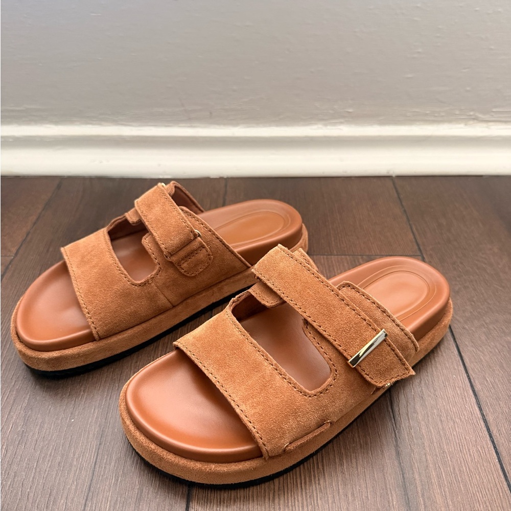 CHARLE & KEITH Brown Sandals